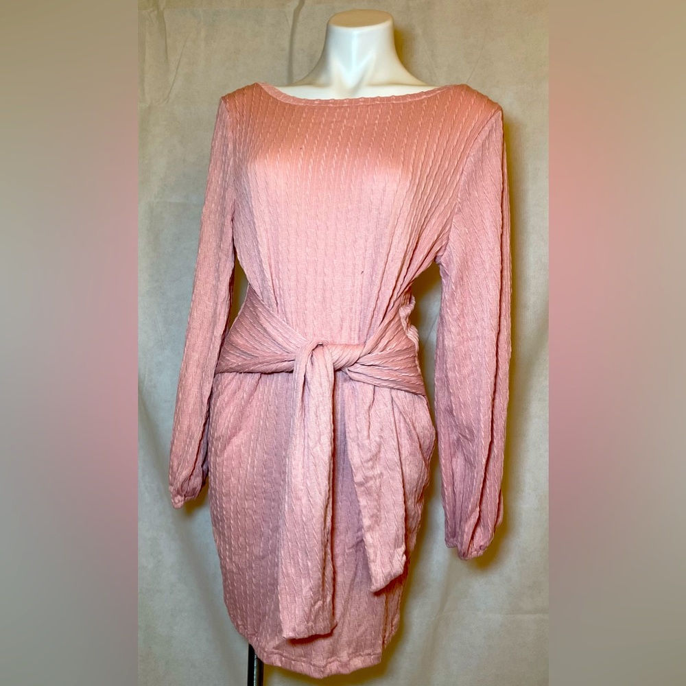 Sunmama Womens Dress stretch cocktail dress Pink L